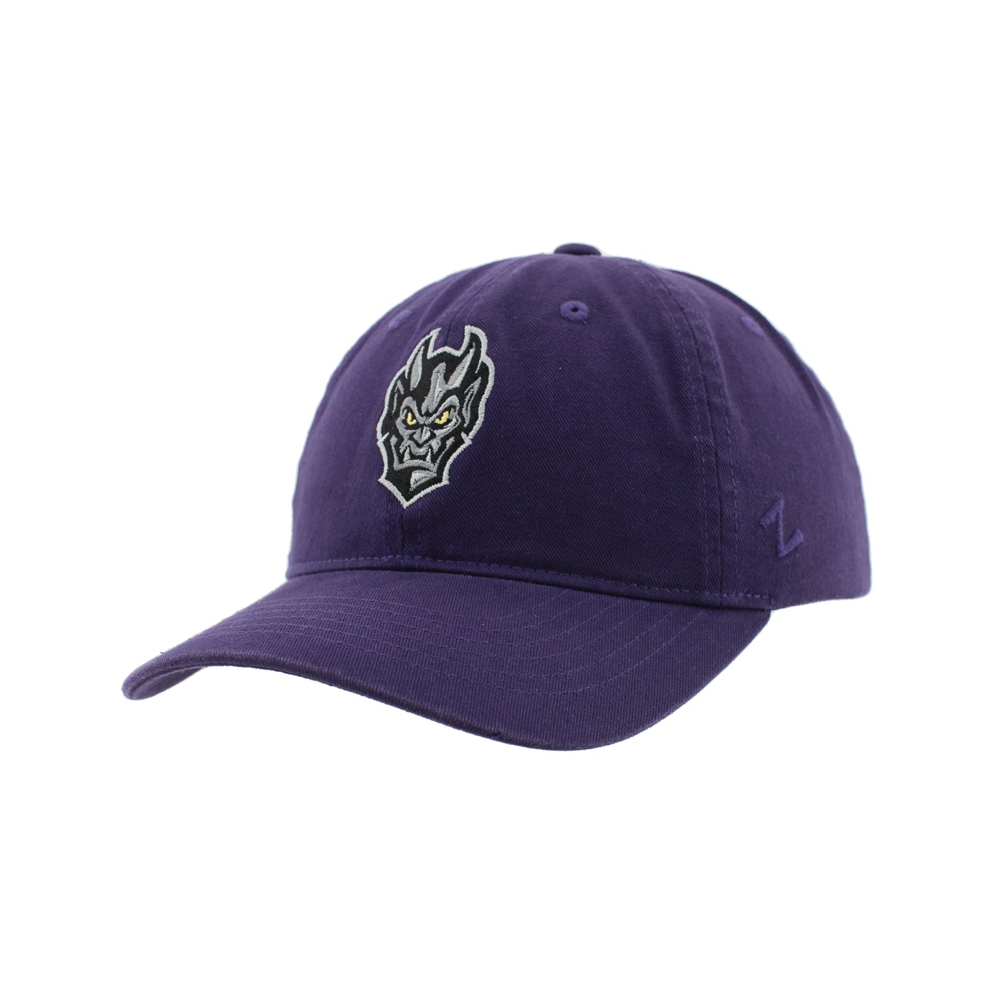 Greensboro Gargoyles Scholarship Purple Face Logo Adjustable Hat