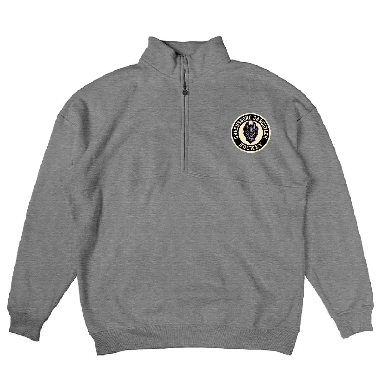 Gargoyles Gunmetal Chenille Half Zip