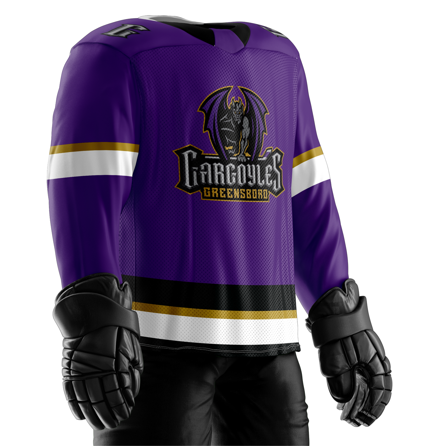 Greensboro Gargoyles Official Purple Replica Jersey