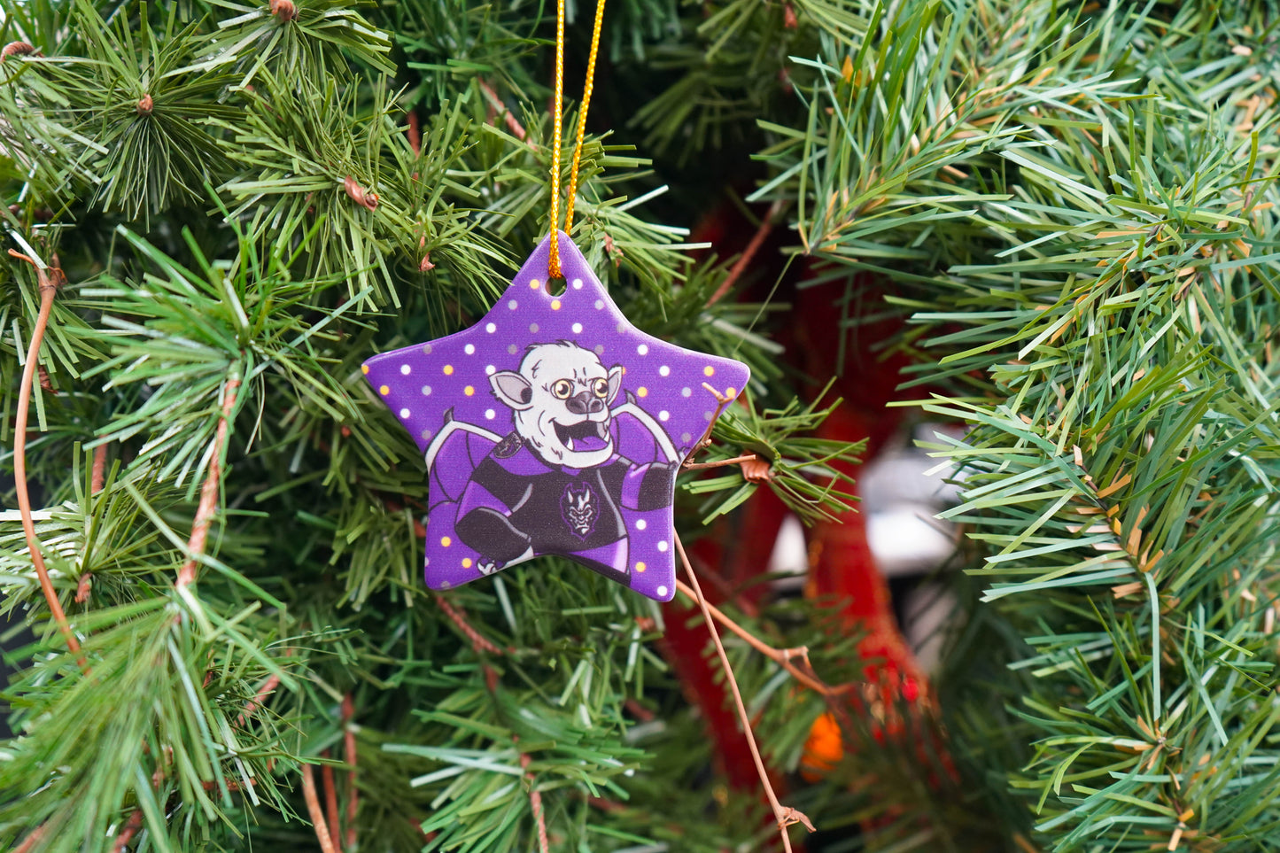 Gargoyles Star-Shaped Mascot Ornament
