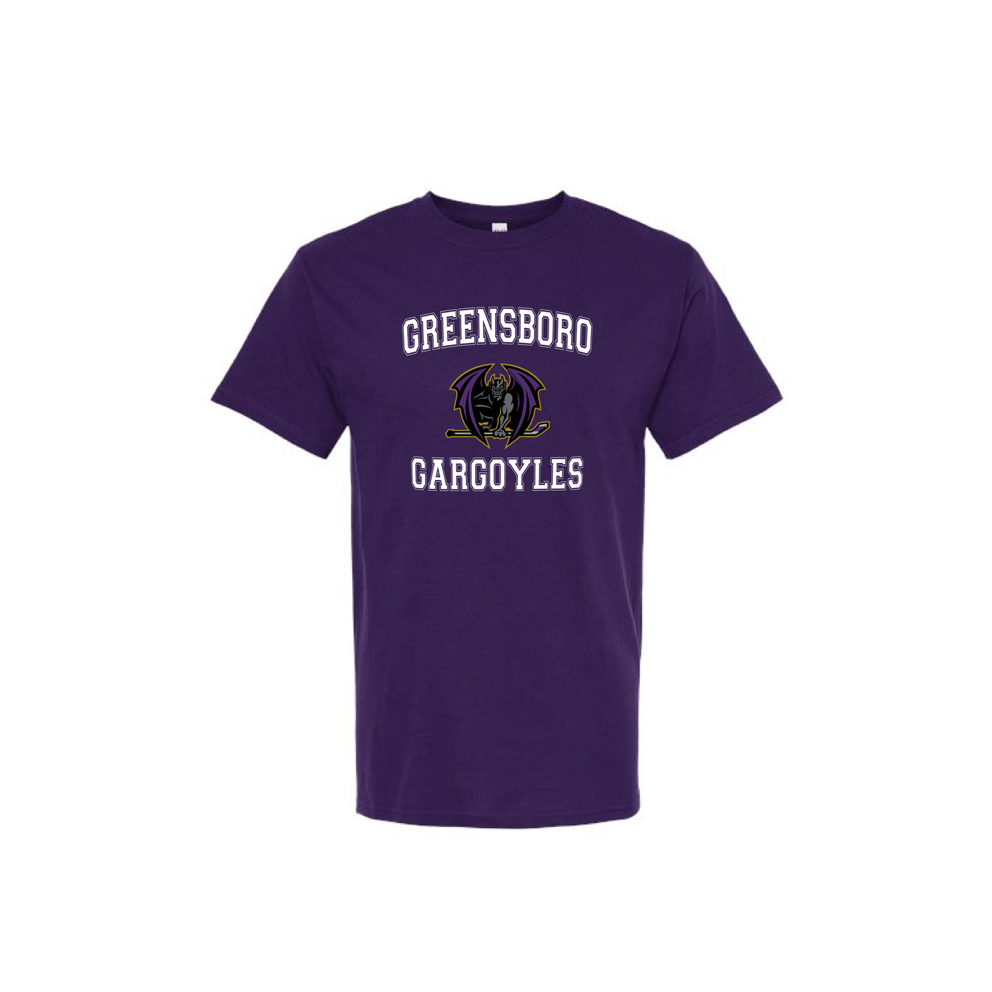 Greensboro Gargoyles Purple Athletic 2 Soft Touch Tee