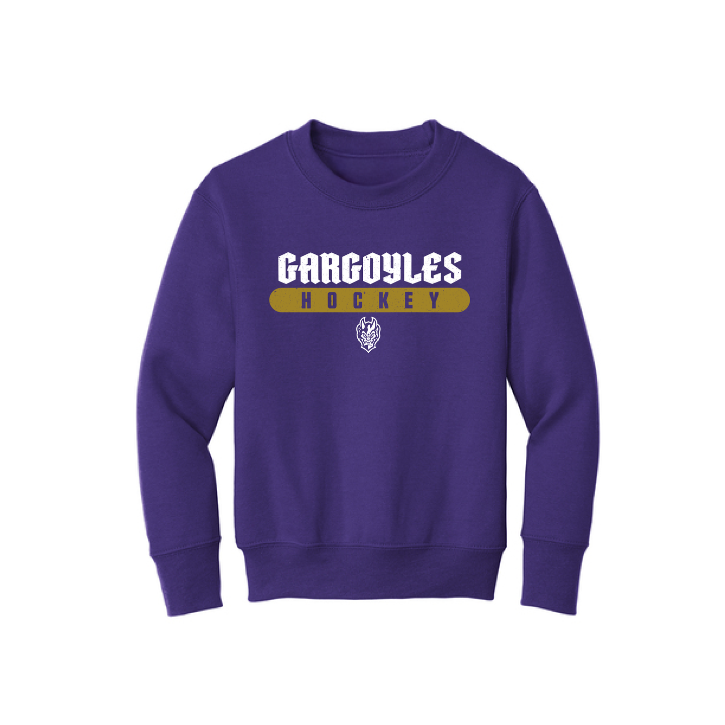 Greensboro Gargoyles Youth Purple Athletic 8 Crewneck