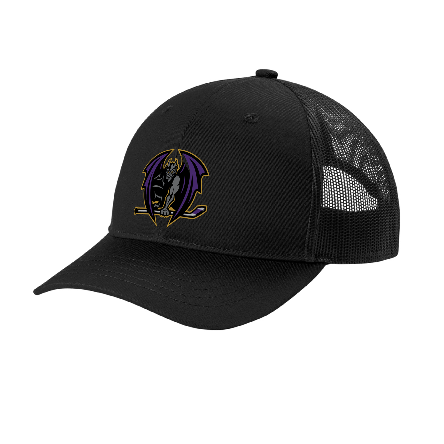 Greensboro Gargoyles Youth Black Trucker Snapback Cap