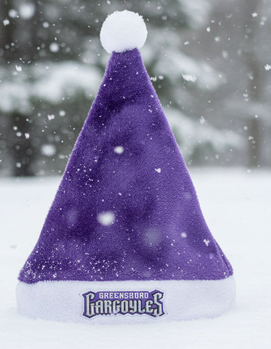 Gargoyles Purple Santa Hat