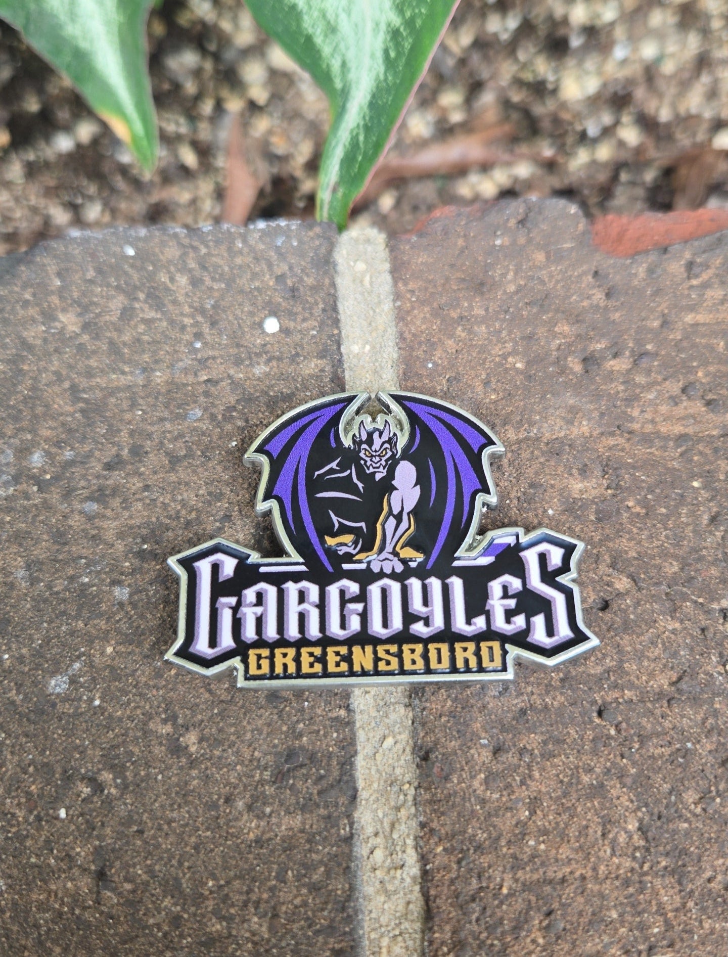 Greensboro Gargoyles Primary Logo Pin