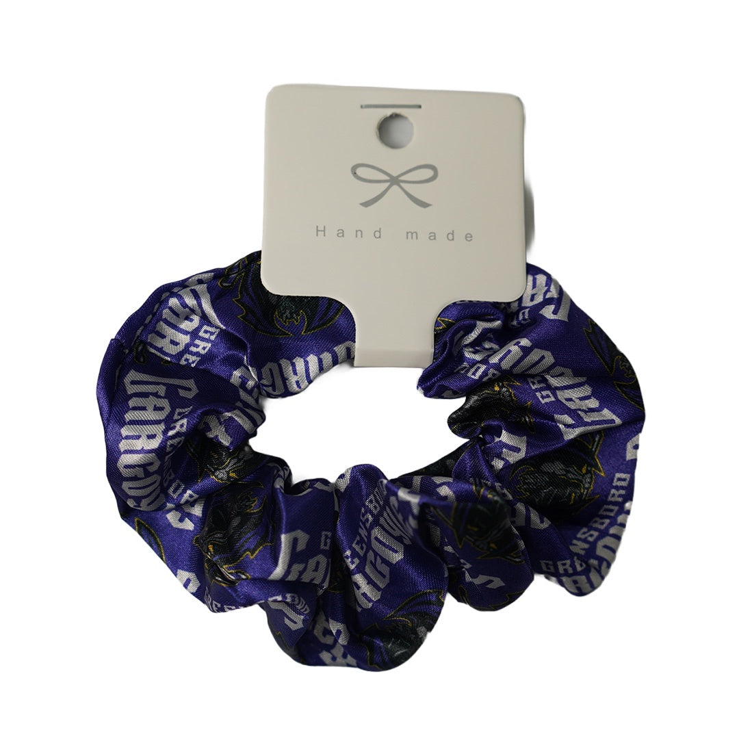 Greensboro Gargoyles Purple Scrunchie