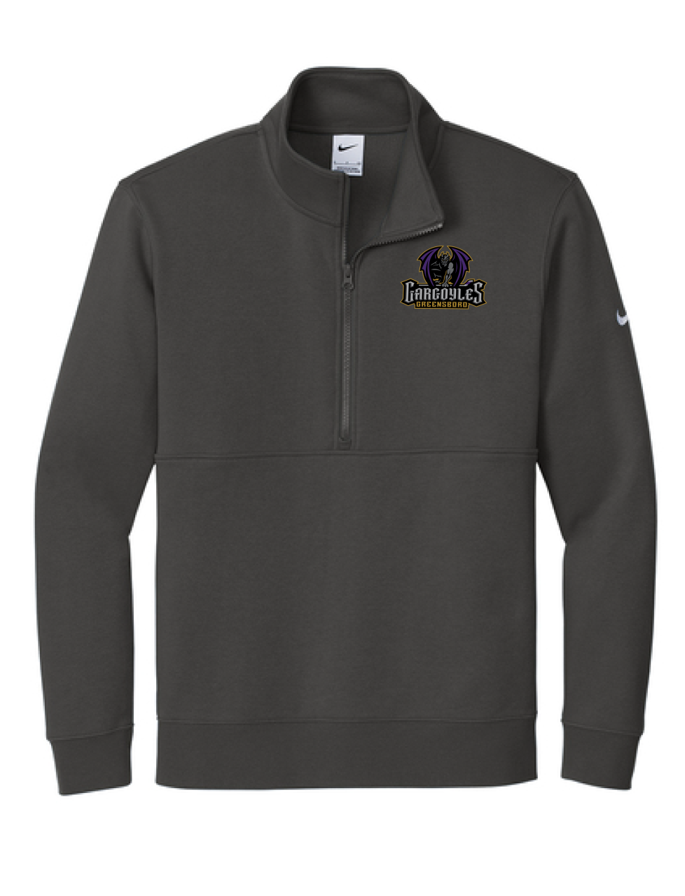 Gargoyles Nike Anthracite Primary Patch 1/2 Zip