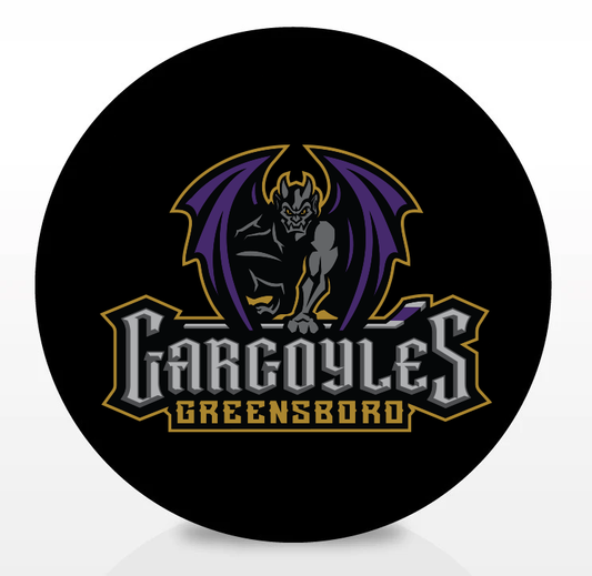 Greensboro Gargoyles Primary Logo Puck