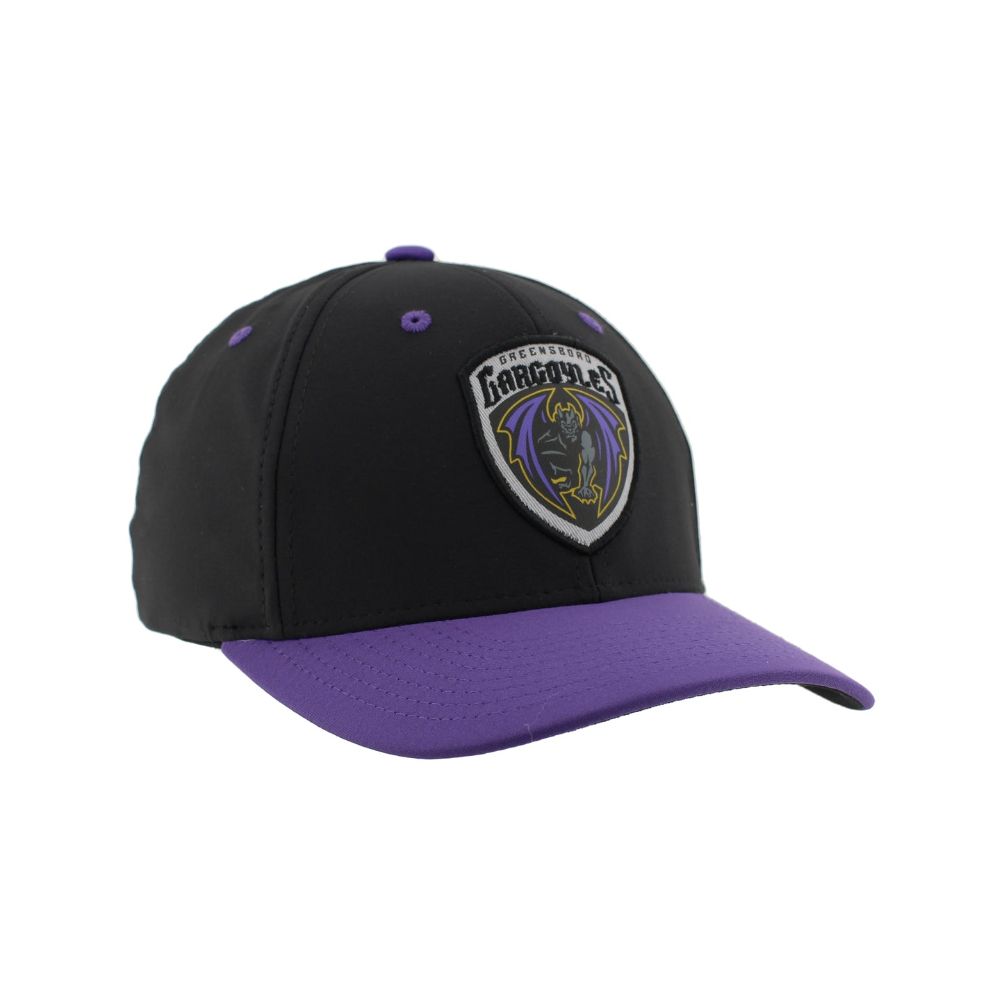 Greensboro Gargoyles Drive Black Official 3D Fitted Hat