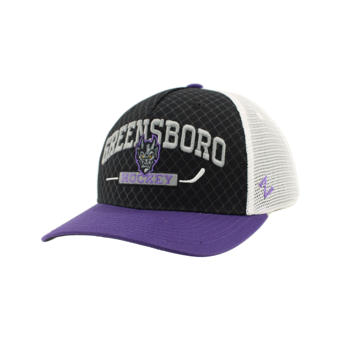 Greensboro Gargoyles Champ Black/Stone Netting 3D SP Hat