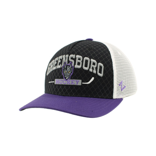 Greensboro Gargoyles Champ Black/Stone Netting 3D SP Hat