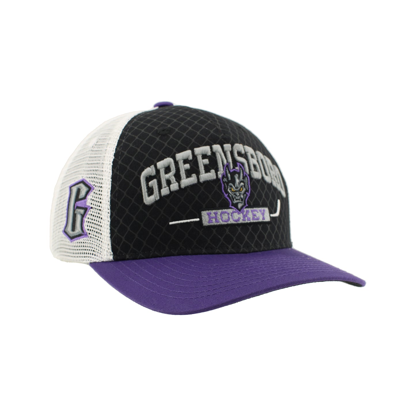 Greensboro Gargoyles Champ Black/Stone Netting 3D SP Hat