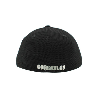 Greensboro Gargoyles Smash Black Silvery Sub 3D Emb Fitted Hat