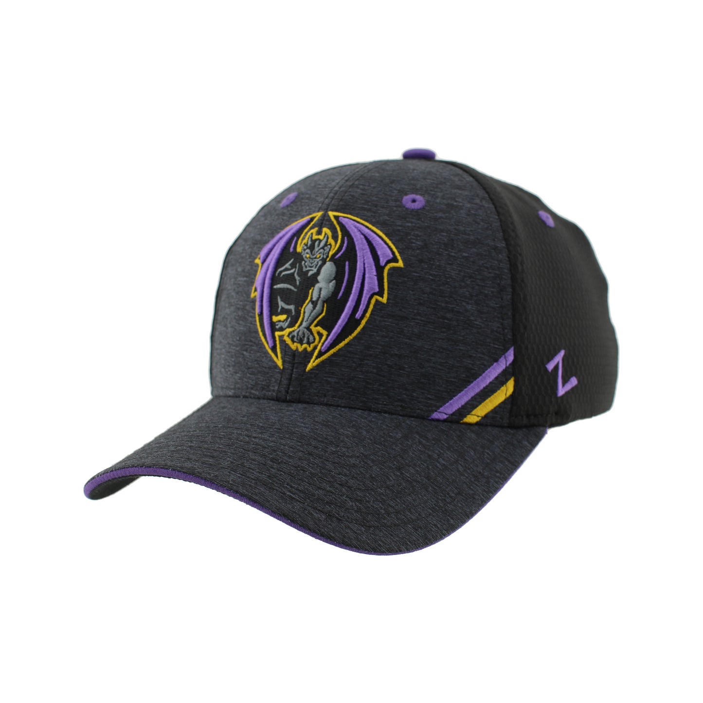 Greensboro Gargoyles Agent Black/ Lt Grey Power Trip 3D Hat