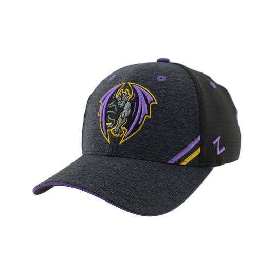 Greensboro Gargoyles Agent Black/ Lt Grey Power Trip 3D Hat