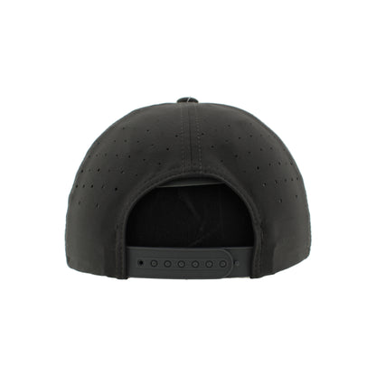 Greensboro Gargoyles Ace Charcoal Gray/White 3D Embroidery Hat