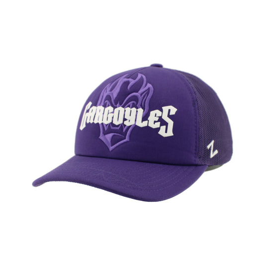 Greensboro Gargoyles Asset Purple Dassie Puff Hat