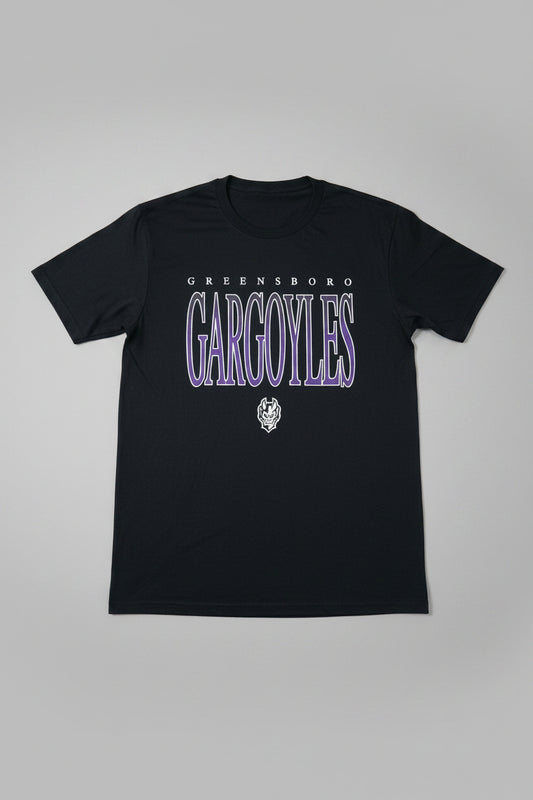 Gargoyles District Triblend Black Vintage 15 T-shirt