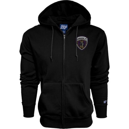 Greensboro Gargoyles Black Pour It On Full Zip Hoodie
