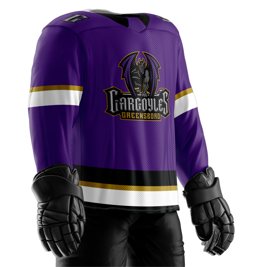 Greensboro Gargoyles Official Purple Replica Jersey