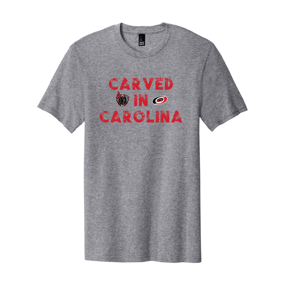 Gargoyles Carved in Carolina Tee - Grey