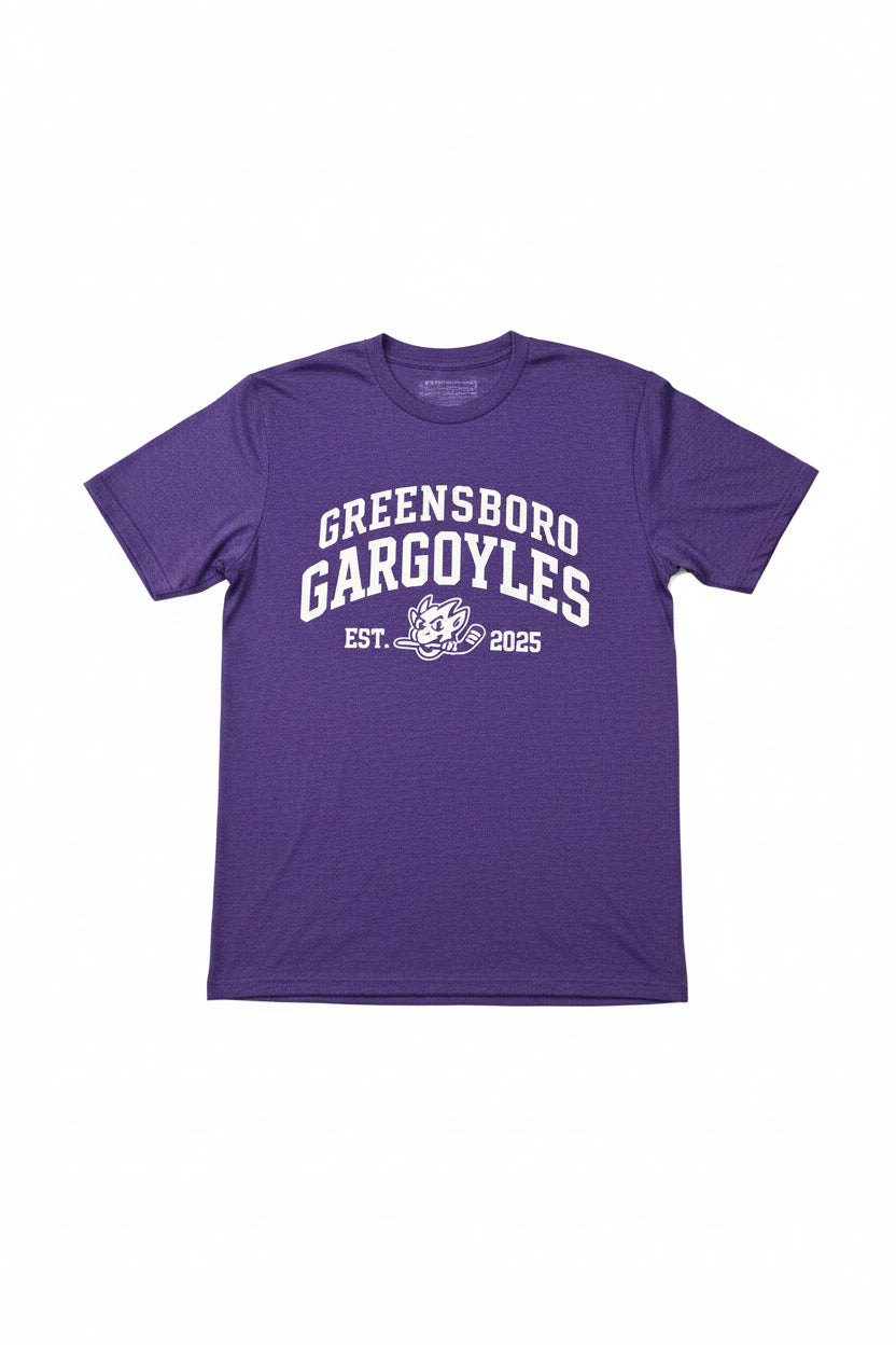Garboyles District Triblend Baby G Purple T-shirt