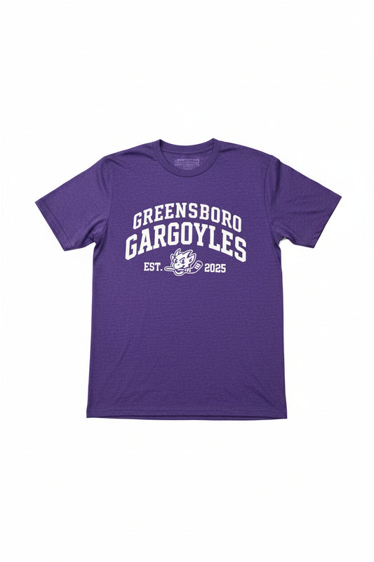 Garboyles District Triblend Baby G Purple T-shirt