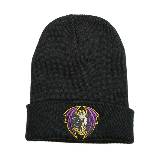 Gargoyles Black Cuff Knit Hat