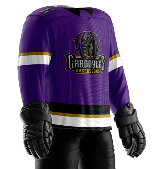 Greensboro Gargoyles Official Youth Purple Replica Jersey