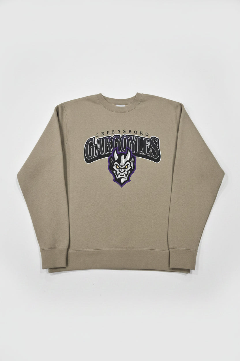 Gargoyles Independent Trading Cement Primary Logo Crewneck Fleece