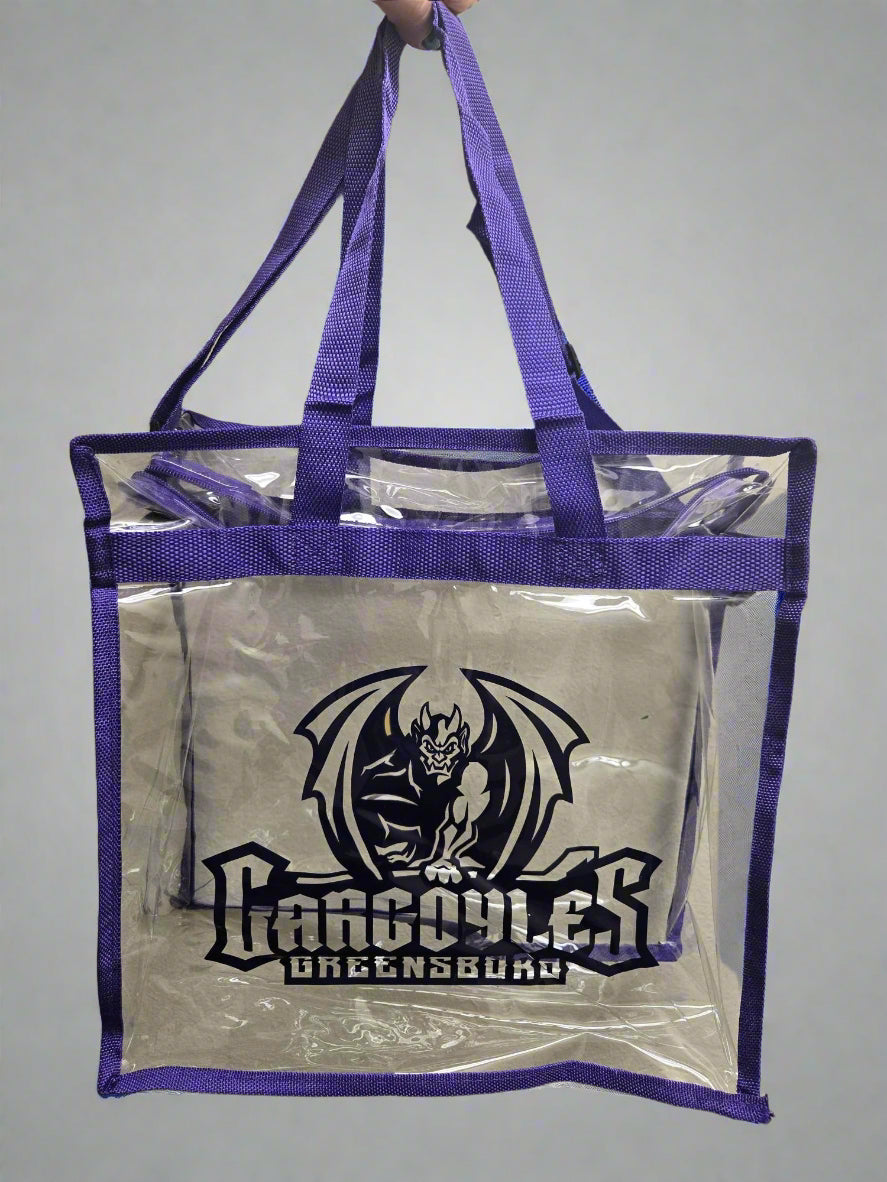 Greensboro Gargoyles Clear Bag
