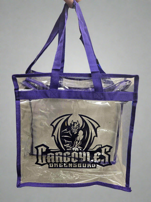 Greensboro Gargoyles Clear Bag