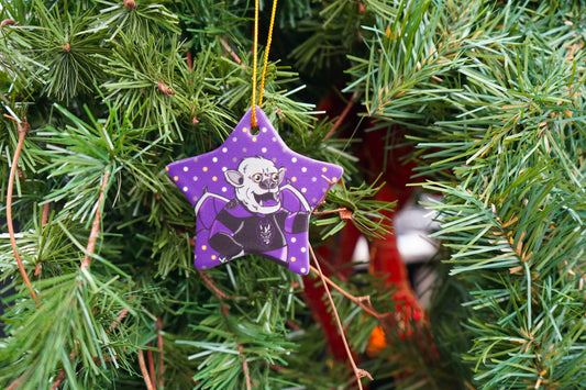 Gargoyles Star-Shaped Mascot Ornament
