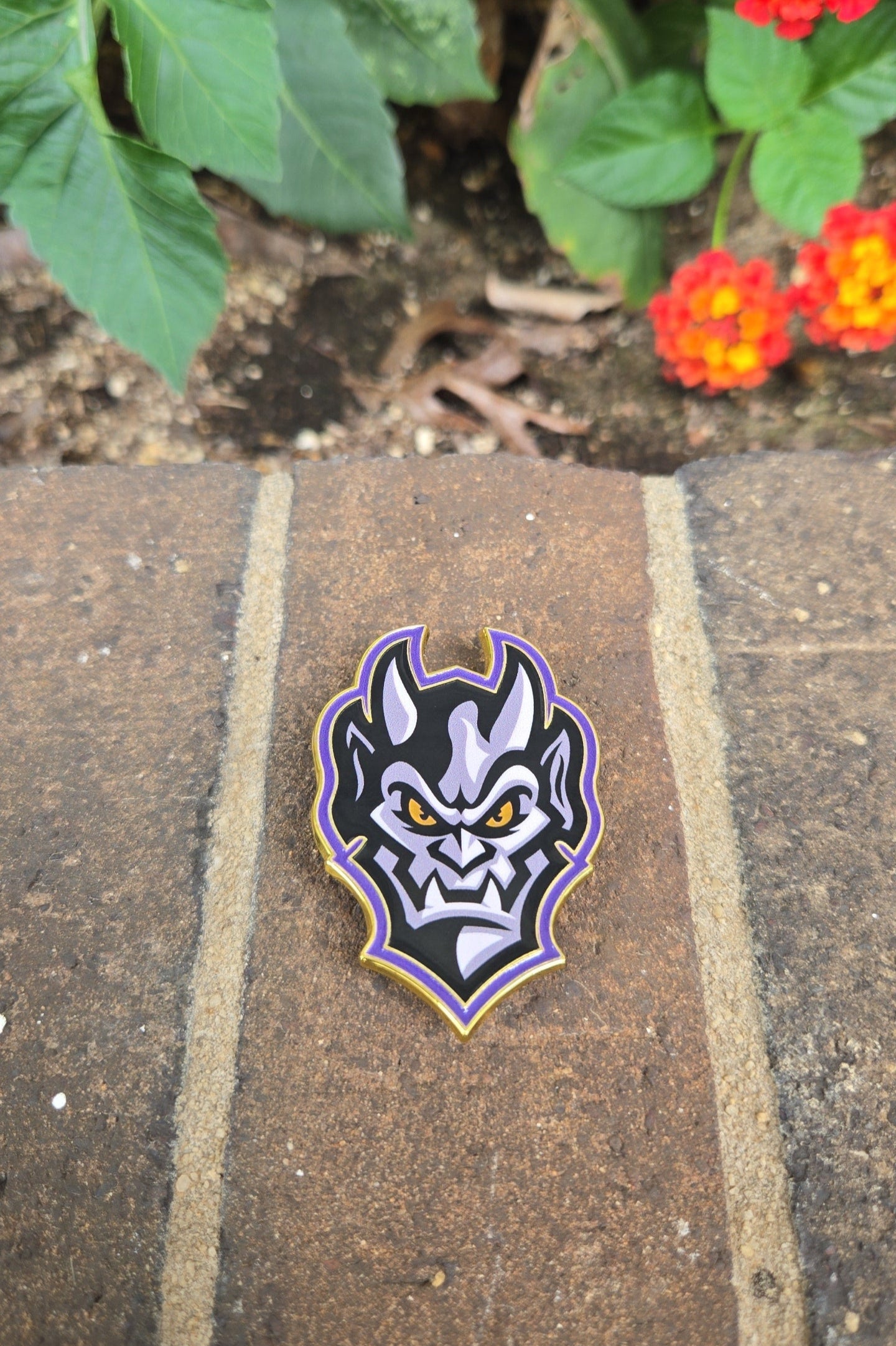 Greensboro Gargoyles Face Logo Pin