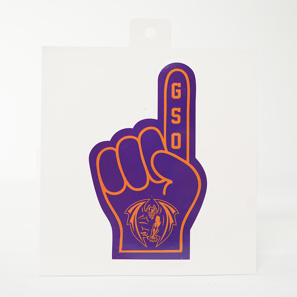 Greensboro Gargoyles Foam Finger Sticker