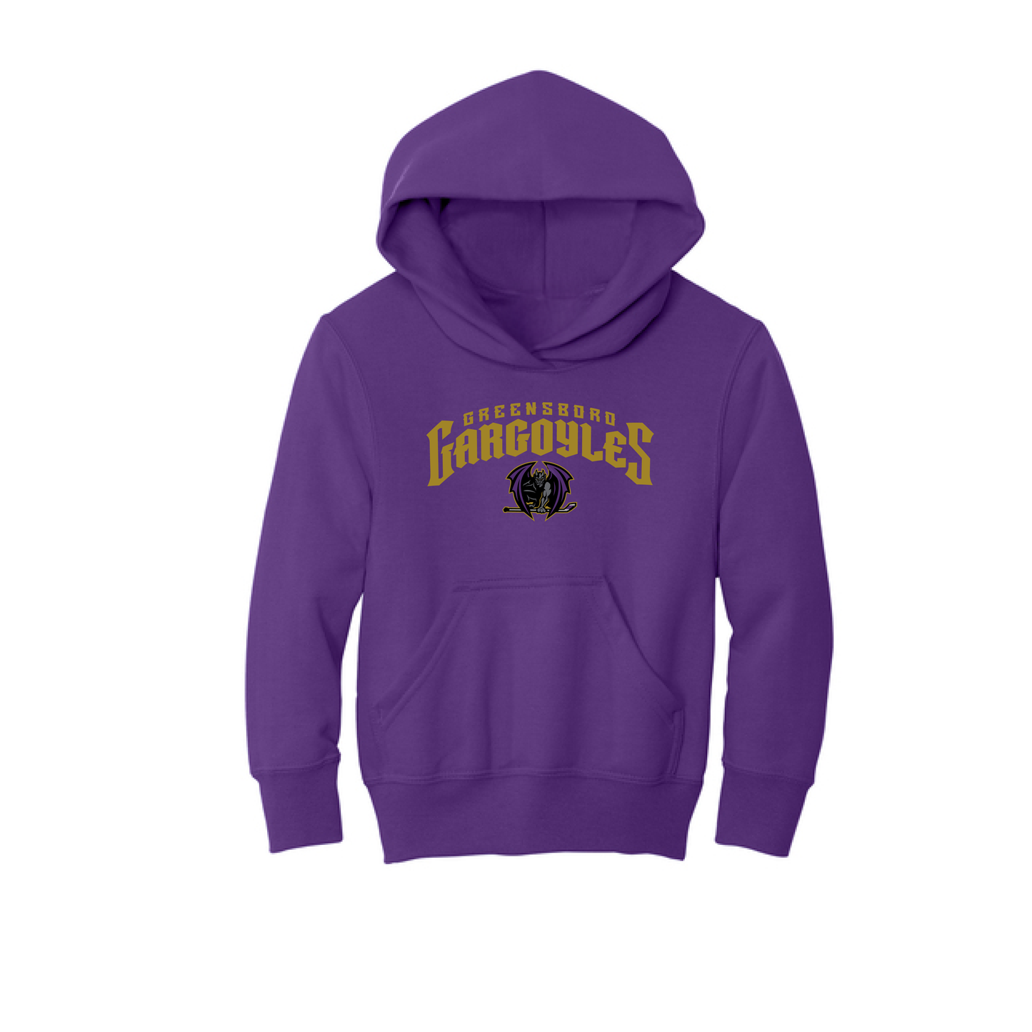 Greensboro Gargoyles Youth Purple Athletic 1 Hoodie