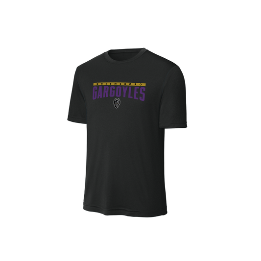 Gargoyles Black Competitor Athletic 6 T-Shirt