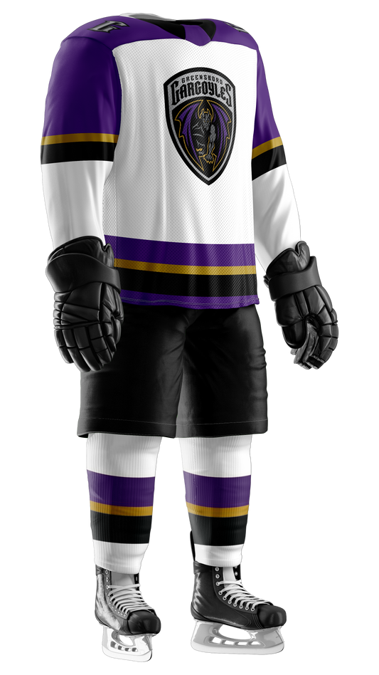 Greensboro Gargoyles Official White Replica Jersey