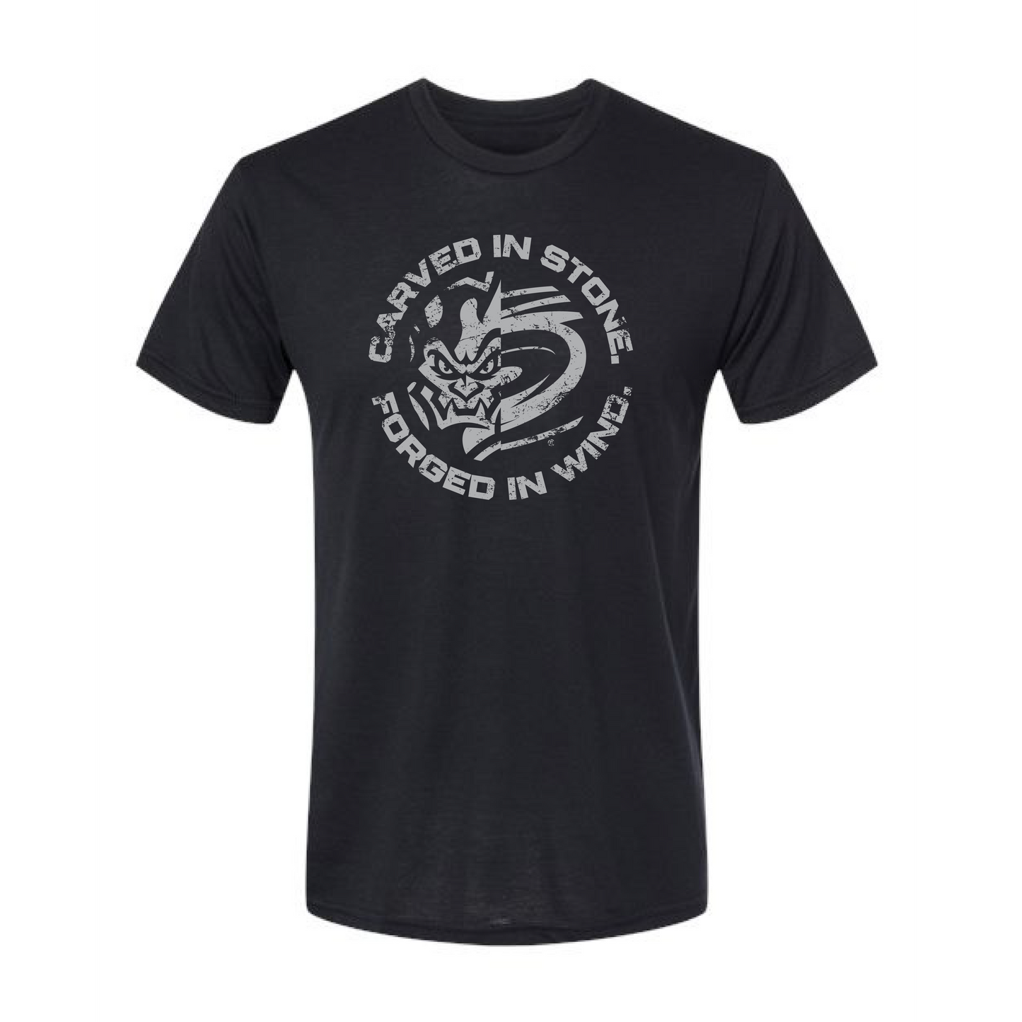 Greensboro Gargoyles Black Carved In Stone Affiliate Tee