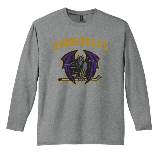 Gargoyles Heathered Steel Dist1 Longsleeve T-Shirt
