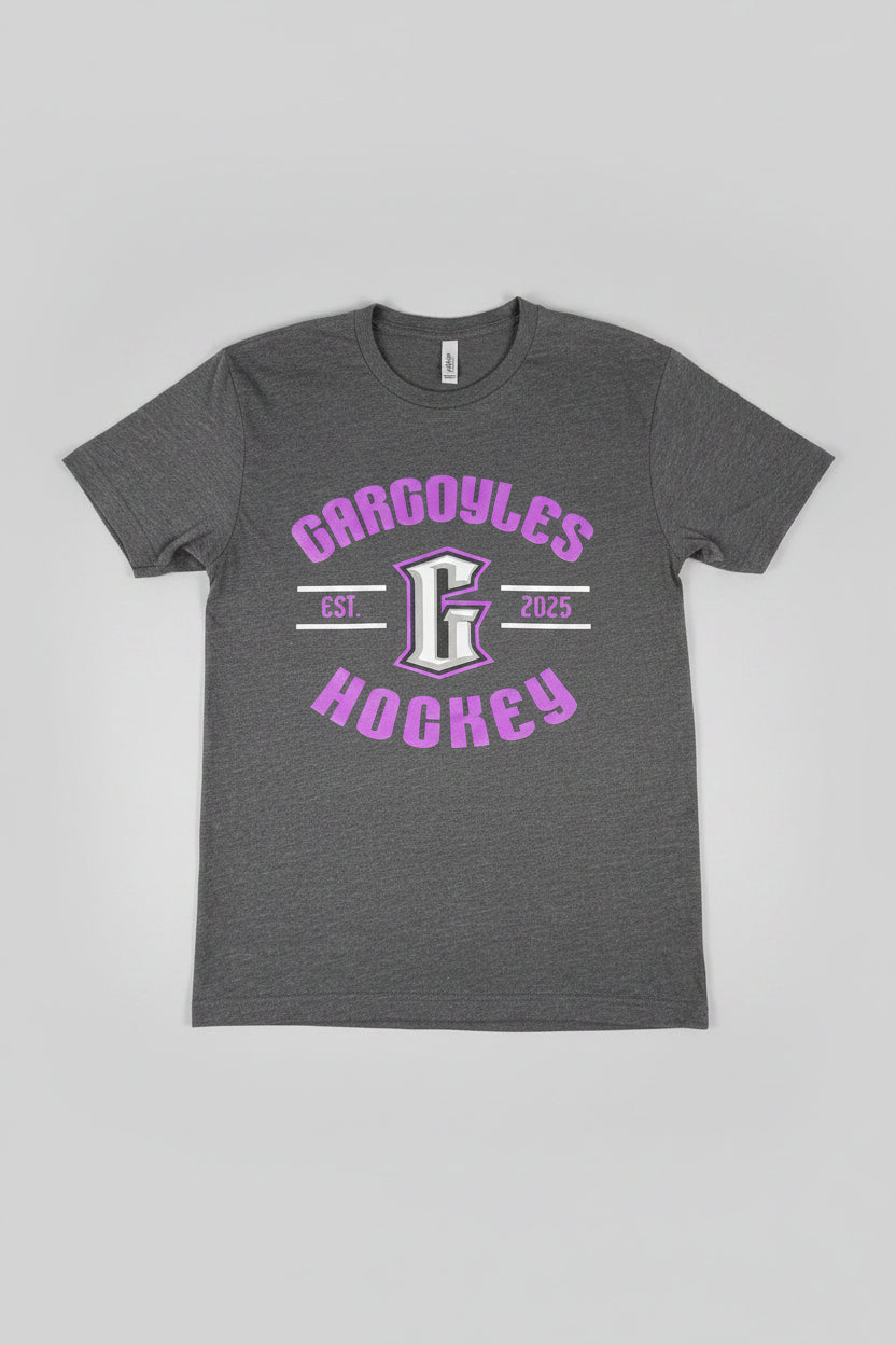 Gargoyles Next Level Charcoal Est G T-shirt