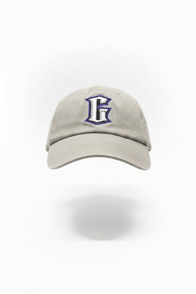 Gargoyles Relaxed Gray G/Wordmark Logo Hat