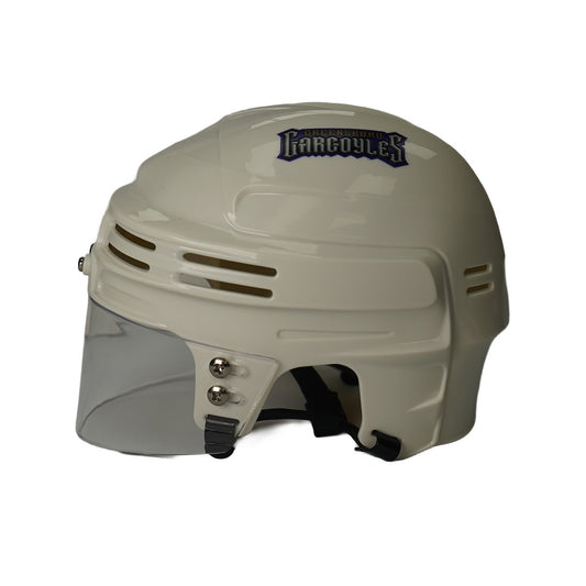 Greensboro Gargoyles White Primary Mini Helmet