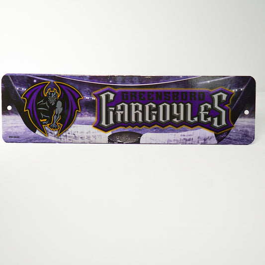 Greensboro Gargoyles Metal Street Sign