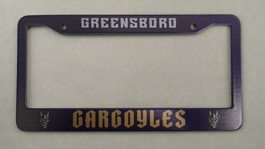 Greensboro Gargoyles License Plate Cover