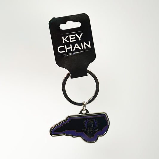 Greensboro Gargoyles State Shaped Keychain
