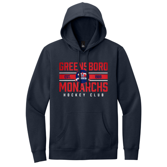 Greensboro Monarchs Hockey Navy Hoodie