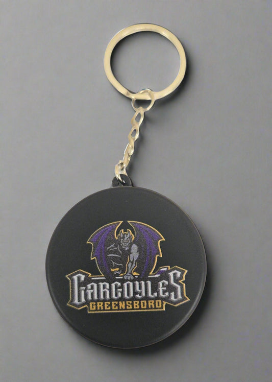 Greensboro Gargoyles Primary Puck Keychain