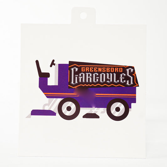Greensboro Gargoyles Zamboni Sticker