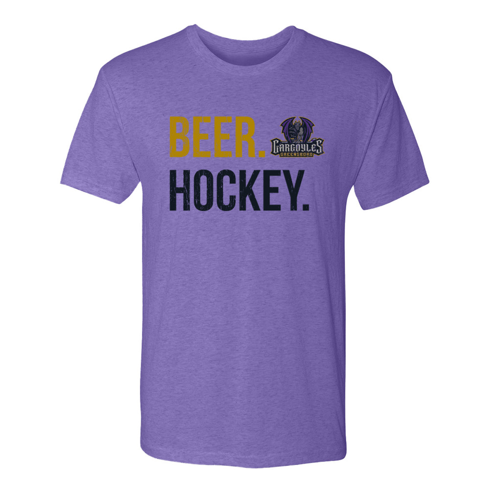 Greensboro Gargoyles Beer Hockey Tee